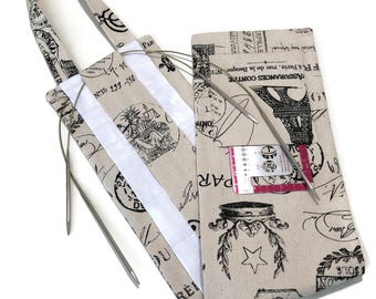 Hanging Circular Knitting Needle Organizer