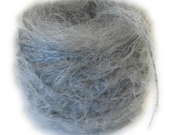Henry's Attic Toaga II Mohair Yarn Light Gray One Ounce 65 Yards