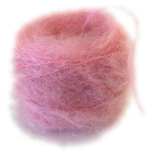 Henry&#39;s Attic Toaga II Mohair Pink Color Way One Ounce 65 Yards