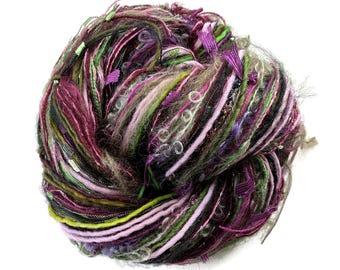 Olive with Mauve Knitting Crochet Art Boutique Yarn Worsted Weight