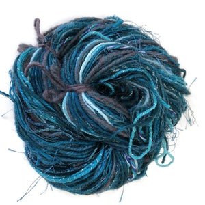 Teal Knitting Crochet Art Yarn
