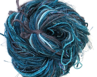 Teal Knitting Crochet Art Yarn