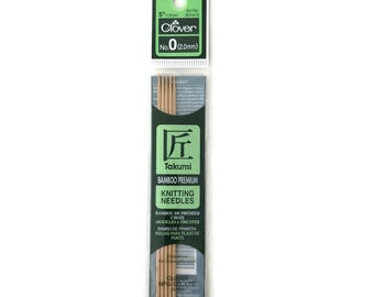 Double Point Needles 5 Inch Knitters Bamboo Takumi Knitting