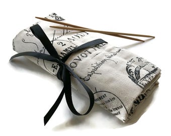 Knitting  Needle Case DPN Organizer