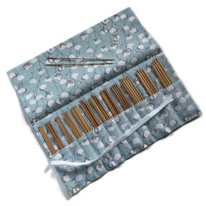 DPN Roll Up Knitting 6 or 12 Pocket Case for 7-Inch Needles Double Points