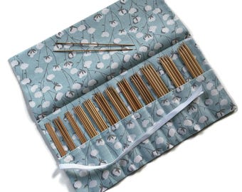 DPN Roll Up Knitting 6 or 12 Pocket Case for 7-Inch Needles Double Points