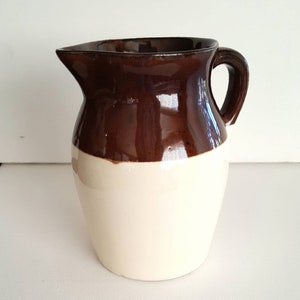 Vintage Stoneware Pitcher by Roseville Pottery R.R.P. Ohio,USA image 2