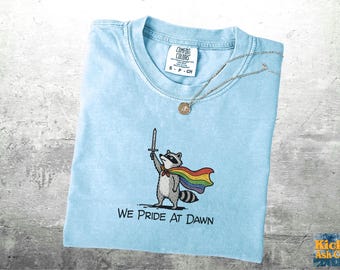 Pride Flag Shirt, Pride Gift, Pride Month, Womens, Mens, Unisex Comfort Colors T-shirt