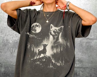 Funny Chihuahua Lover Shirts, Vintage Aesthetic, Oversize, Womens, Mens,  Comfort Colors T-shirt
