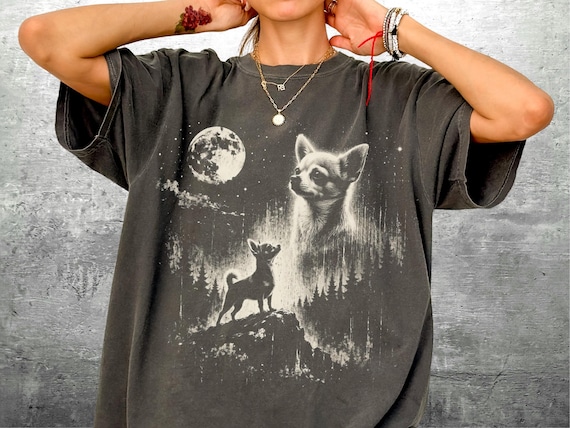 Funny Chihuahua Lover Shirts, Vintage Aesthetic, Oversize, Womens, Mens,  Comfort Colors T-shirt
