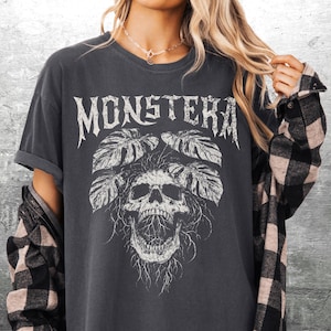 Funny Plant Lover Shirt, Monstera, Oversize, Womens, Mens, Comfort Colors T-shirt Pepper