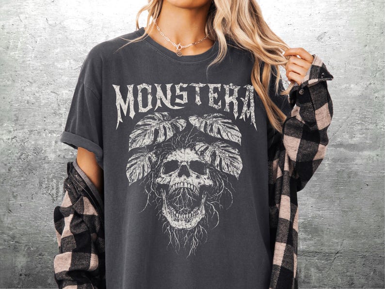 Funny Plant Lover Shirt, Monstera, Oversize, Womens, Mens, Comfort Colors T-shirt Pepper