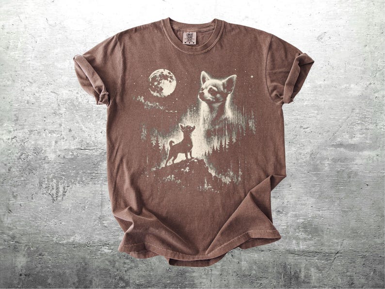 Funny Chihuahua Lover Shirts, Vintage Aesthetic, Oversize, Womens, Mens, Comfort Colors T-shirt Espresso