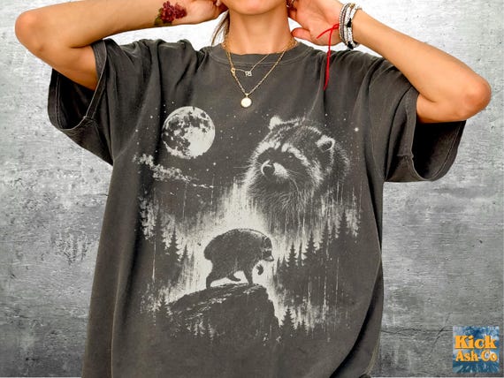 Jimothy Shirt, Trendy Raccoon Meme Shirt, Oversize, Womens, Unisex Comfort Colors T-shirt