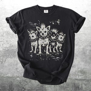 Funny Chihuahua Lover Shirts, Vintage Punk Aesthetic, Oversize, Womens, Mens,  Comfort Colors T-shirt