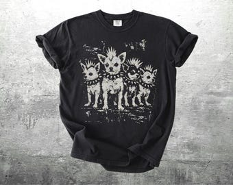 Camisetas divertidas para amantes de los chihuahuas, estética punk vintage, talla grande, para mujer y hombre, colores cómodos.
