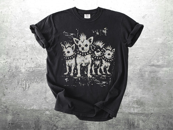 Funny Chihuahua Lover Shirts, Vintage Punk Aesthetic, Oversize, Womens, Mens,  Comfort Colors T-shirt