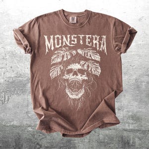 Funny Plant Lover Shirt, Monstera, Oversize, Womens, Mens, Comfort Colors T-shirt Espresso