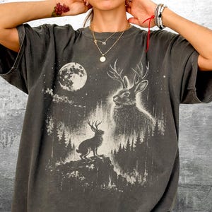 Vintage Jackalope Shirt,  Funny Meme, Oversize, Womens, Mens, Comfort Colors T-Shirt