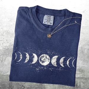 Boho Moon Shirt, Oversize, Womens, Mens, Comfort Colors T-shirt