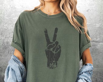 Kindness Shirts, Peace Shirts, Retro Vintage Style, Positivity, Motivational, Oversize, Womens, Mens, Comfort Colors T-shirt