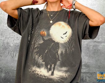 Spooky Season Shirts, Sleepy Hollow,  Oversize, Womens, Mens, Unisex Comfort Colors T-shirt