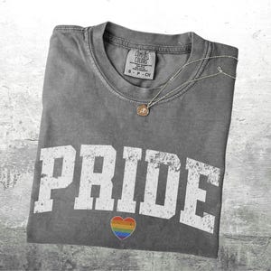 Pride Flag Shirt, Gay Pride, Pride Month, LGBT, LGBTQ, Oversize, Womens, Mens, Unisex Comfort Colors T-shirt
