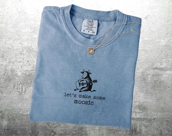 Funny Music Teacher Shirt, Let's Make Some Moosic, Mens, Womens, Comfort Colors T-shirt