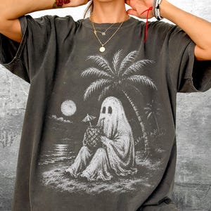 Spooky Summer Halloween Shirt, Oversize, Womens, Mens, Unisex Comfort Colors T-shirt Pepper
