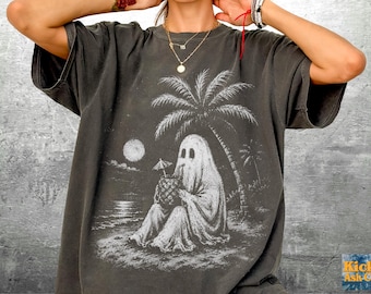 Spooky Summer Halloween Shirt, Oversize, Womens, Mens, Unisex Comfort Colors T-shirt