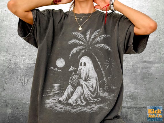 Spooky Summer Halloween Shirt, Oversize, Womens, Mens, Unisex Comfort Colors T-shirt