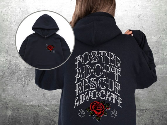 Foster Adopt Rescue Advocate Sweatshirt, Dog Rescue Shirt, Animal Rescue, Dog Mom, Dog Mama, Pet Adoption, Animal Shelter, 18500 Hoodie