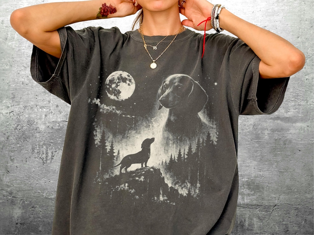 Dachshund Shirt, Weiner Dog Shirts, Oversize, Womens, Mens, Comfort Colors T-shirt