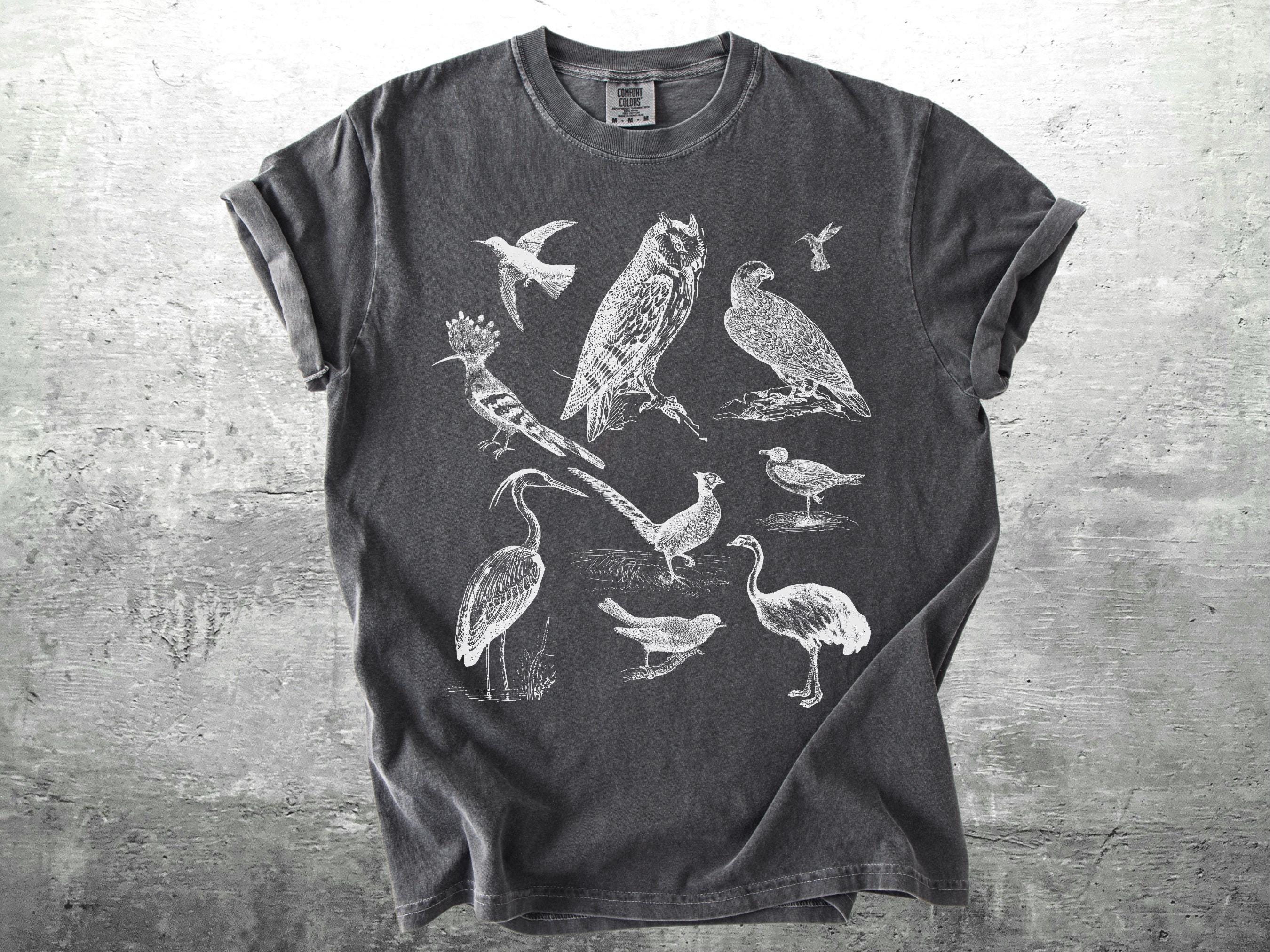 Bird Lover Shirt, Birdful Shirt, Birding Shirt, Birder Shirts, Owl Shirt, Bird Watcher, Oversized, Womens, Mens, Comfort Colors T-shirt