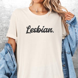 Lesbian Shirt, LGBT Shirt, LGBTQ T-shirt, Womens,  Bella Canvas 3001 T-Shirt