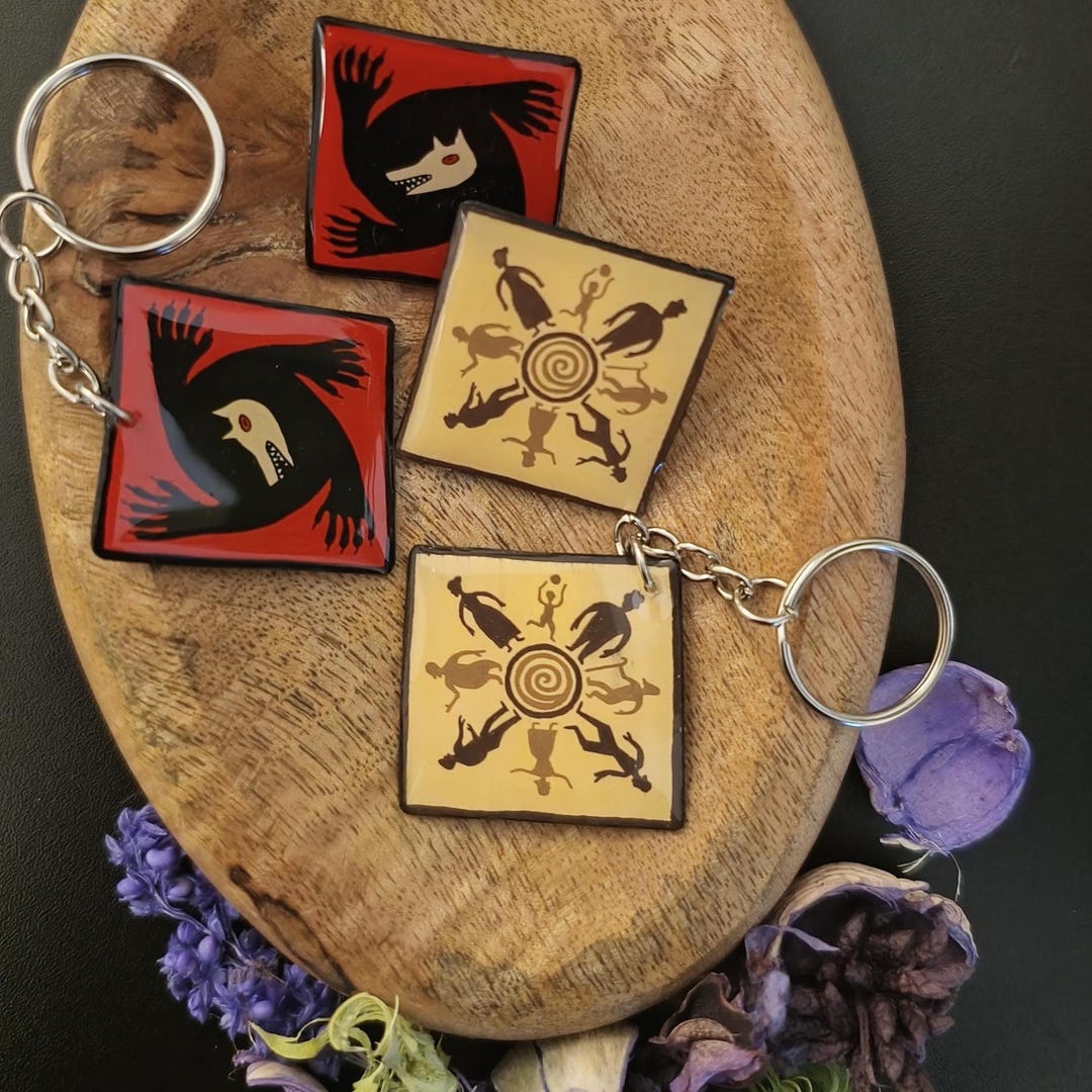 Werewolf Map Pin/keychain/magnet - Etsy