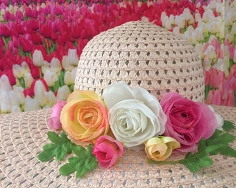 Women’s Wide Brim Hat - Kentucky Derby Hat - Mother’s Day Hat - Tea Hat - Wedding Hat