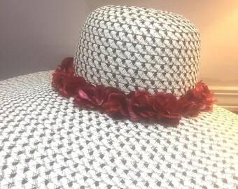 Wide Brim Sunbonnet - Derby Hat - Floppy Wide Brim Hat