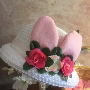 Girls Easter Hat - Rabbit Ear Hat - Bunny Hat