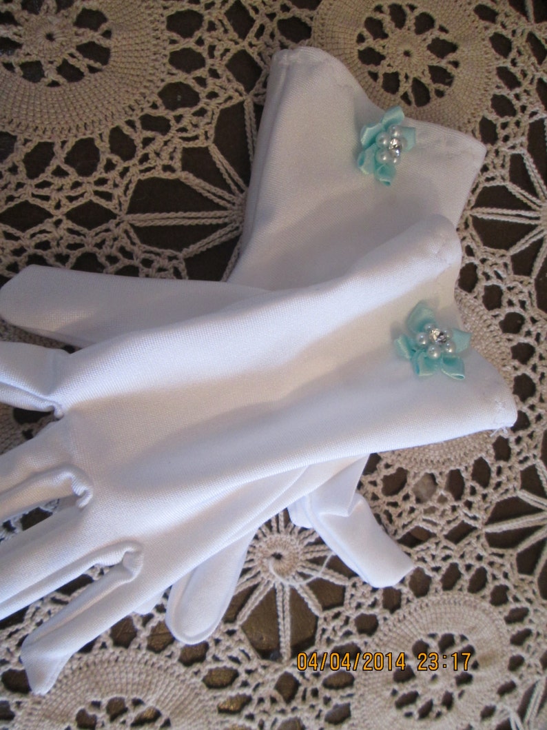 Girls Easter Gloves Girls White Gloves Tea Party gloves Etsy