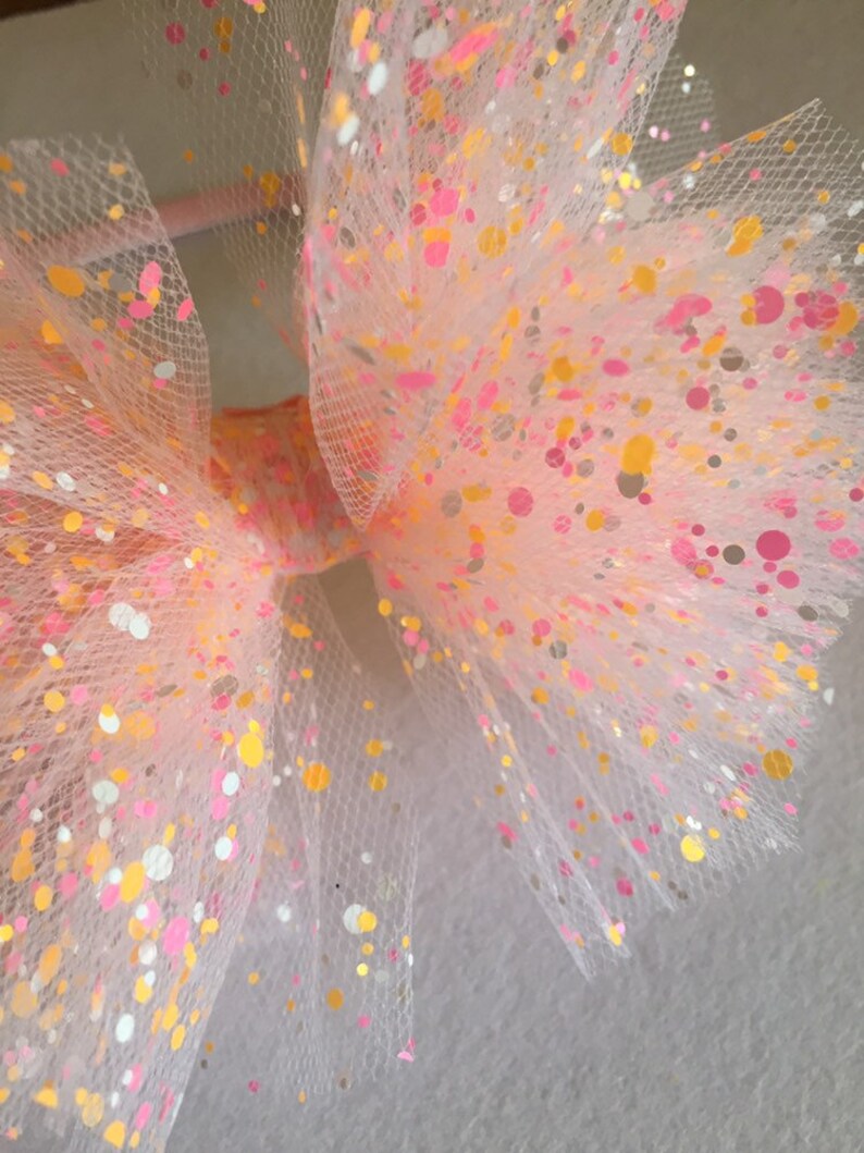 Pink Confetti Headband Birthday Headband Etsy