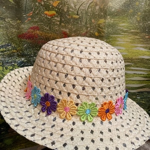 Little Girls Summer Hat - Girls Sun Hat
