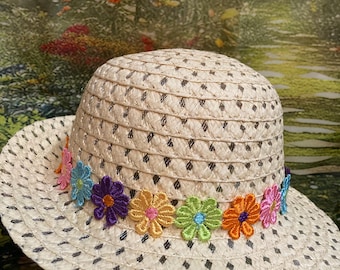 Little Girls Summer Hat - Girls Sun Hat