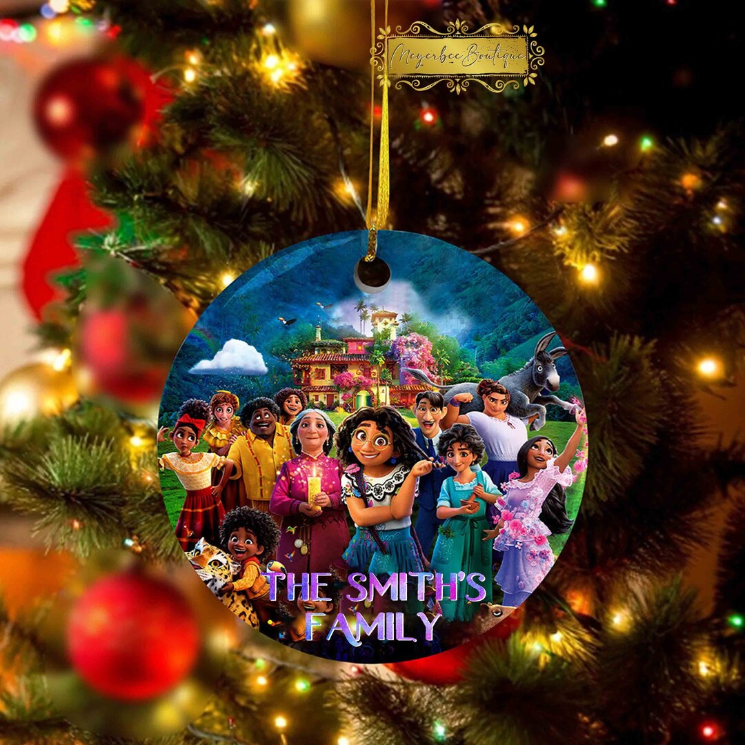 Encanto Ornament Personalized Disney Family Ornament Disney Etsy