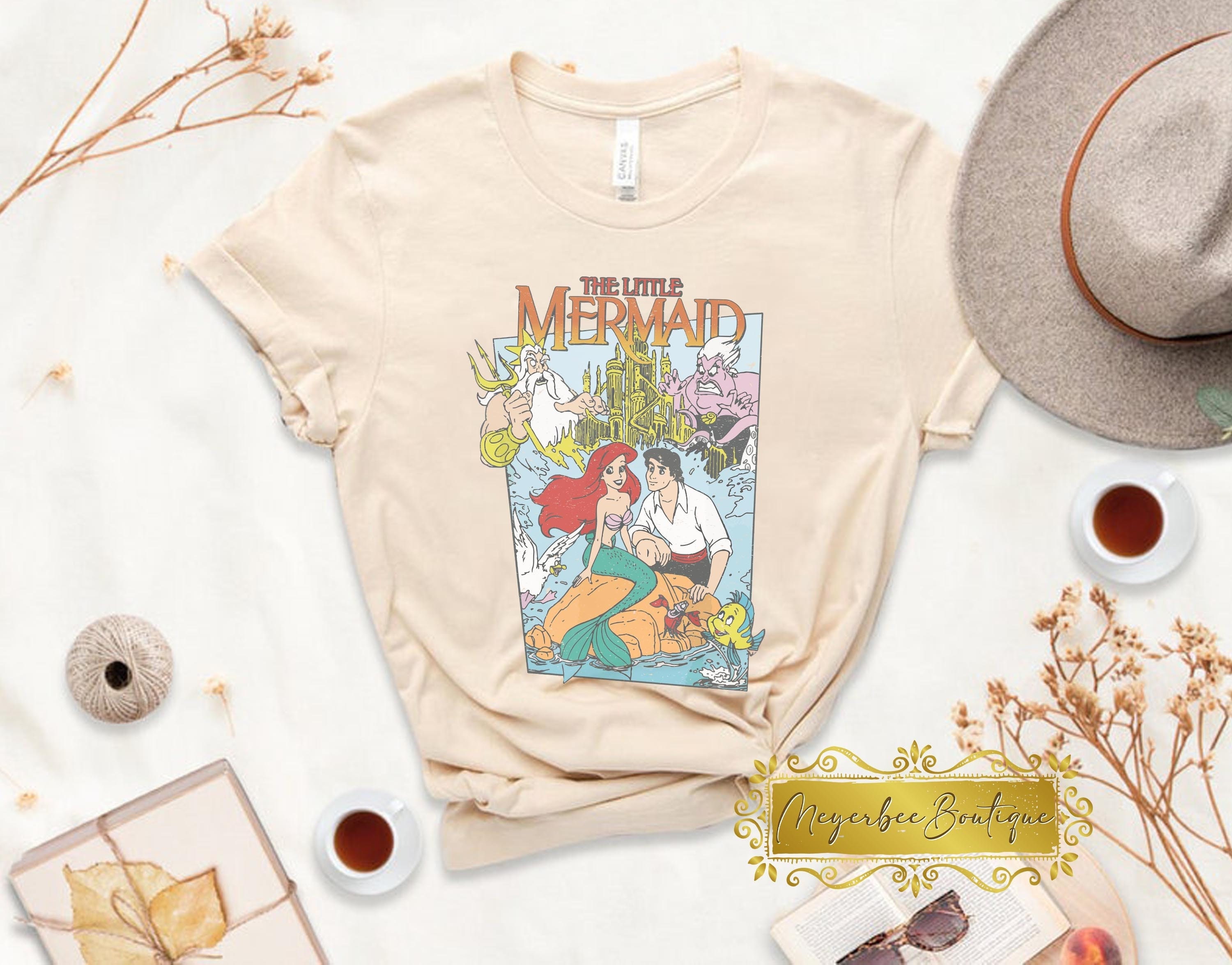 Discover Vintage Ariel Shirt, Retro Little Mermaid Shirt, Ariel Shirt, Disney Princess Shirt