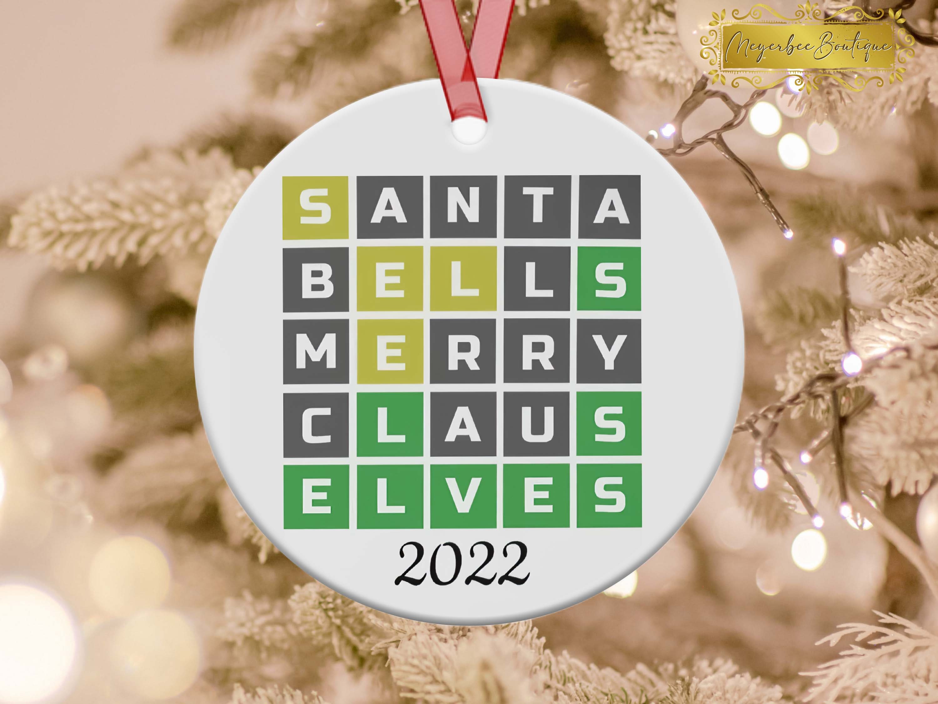 Discover Wordle Ornament, Wordle Christmas Ornament