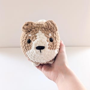 Handmade Doggie Plushie | Crochet Amigurumi Dog Toy | Handmade Puppy Plush | Stuffed Animal Gift for Dog Lovers