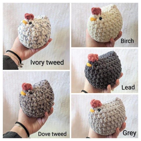 かぎ針編みのニワトリのぬいぐるみ（あみぐるみ）、各種サイズ - Etsy 日本