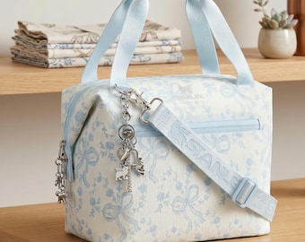 Stanley Love Shack Fancy Floral Cooler Bag, Winter Ice Tote Purse, Romantic Cottagecore Handbag 