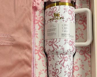 Stanley x LoveShackFancy Ribbon Rose 40oz Quencher Tumbler – Limited Edition NIB